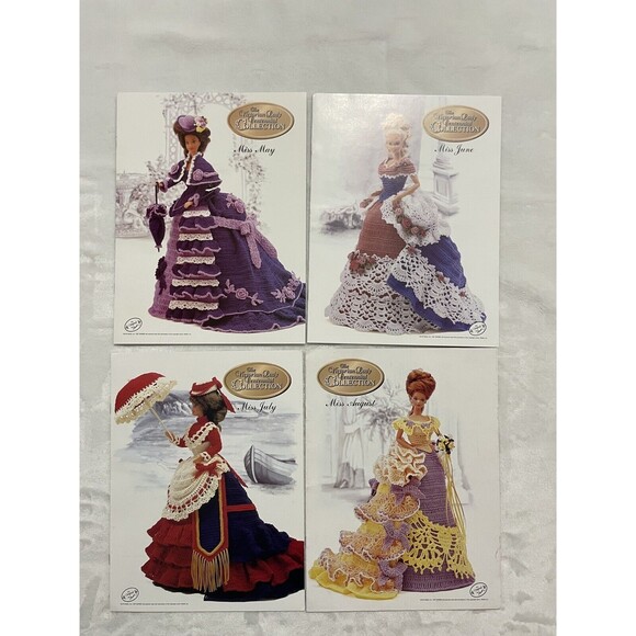 Annies Calendar Doll Society Victorian Lady Centennial Crochet Pattern Barbie - Picture 4 of 5